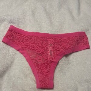 Victoria's Secret Fuchsia Lace Panties